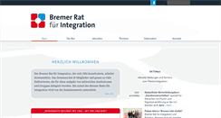 Desktop Screenshot of bremer-rat-fuer-integration.de
